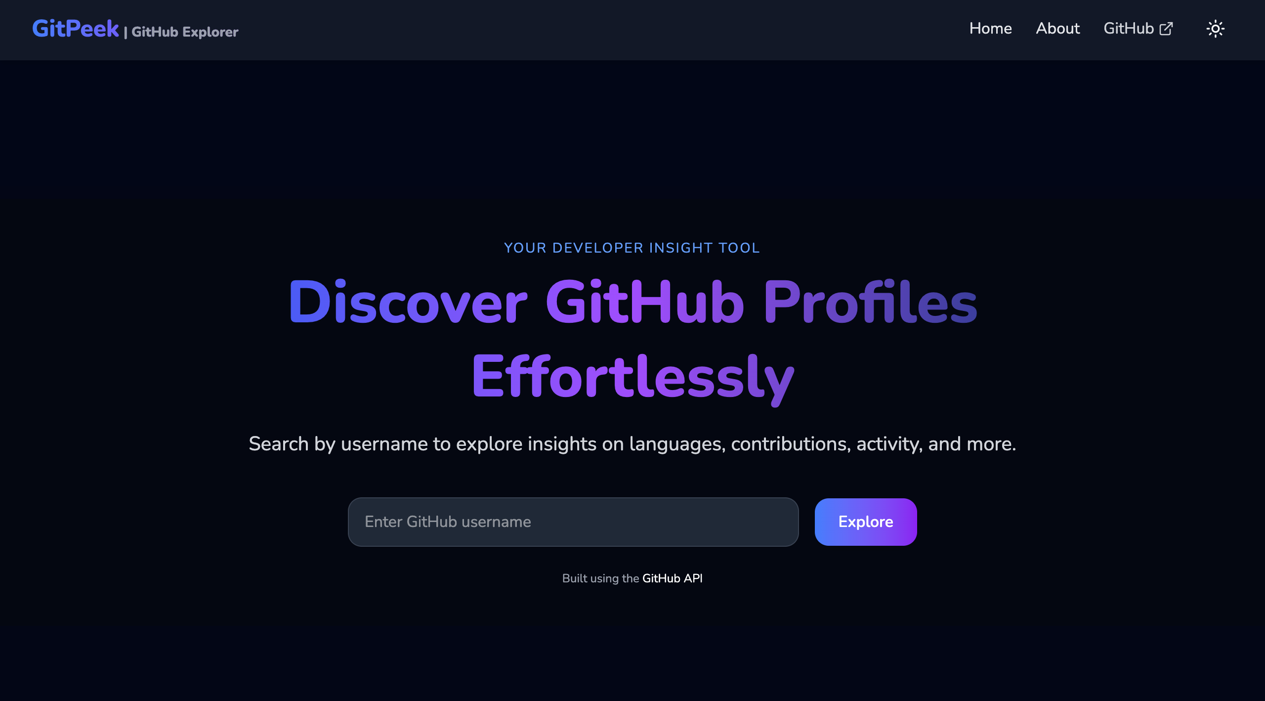 github explorer